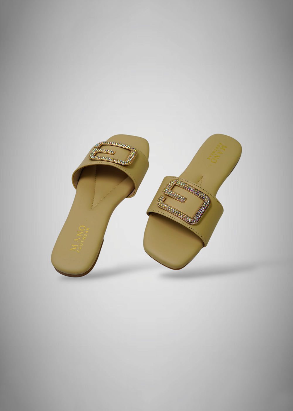 Sleek Apricot Patent Moccasins