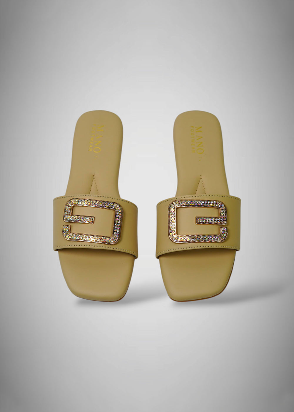 Sleek Apricot Patent Moccasins