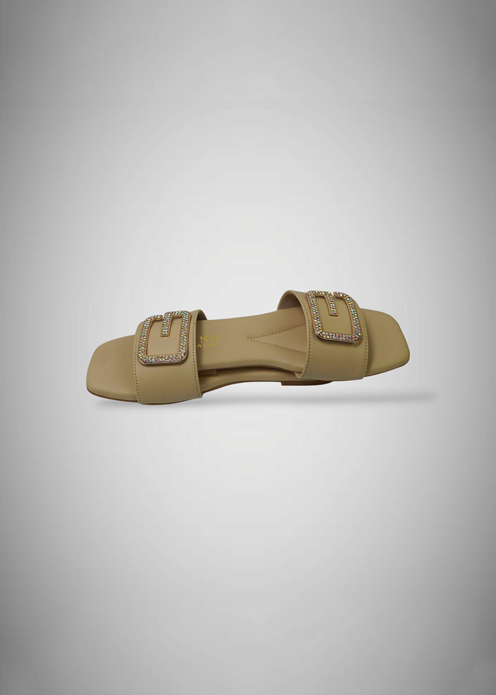 Sleek Apricot Patent Moccasins