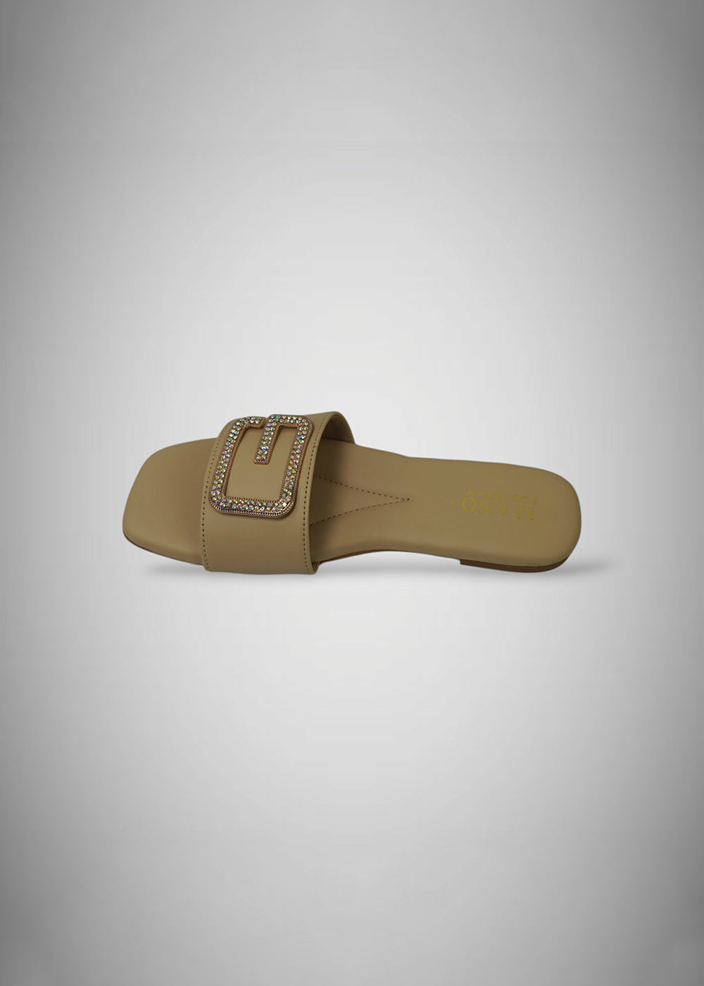 Sleek Apricot Patent Moccasins