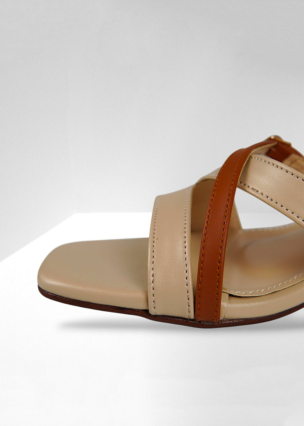 Merino Dual Strap Block Heel