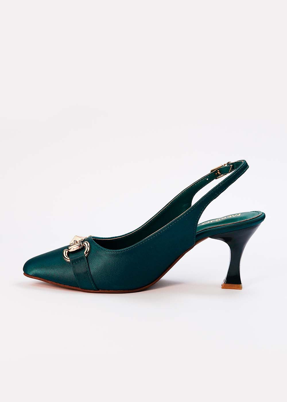 Pine Green Formal sling back heels