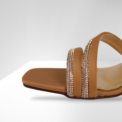 Crystal Charm Sandals