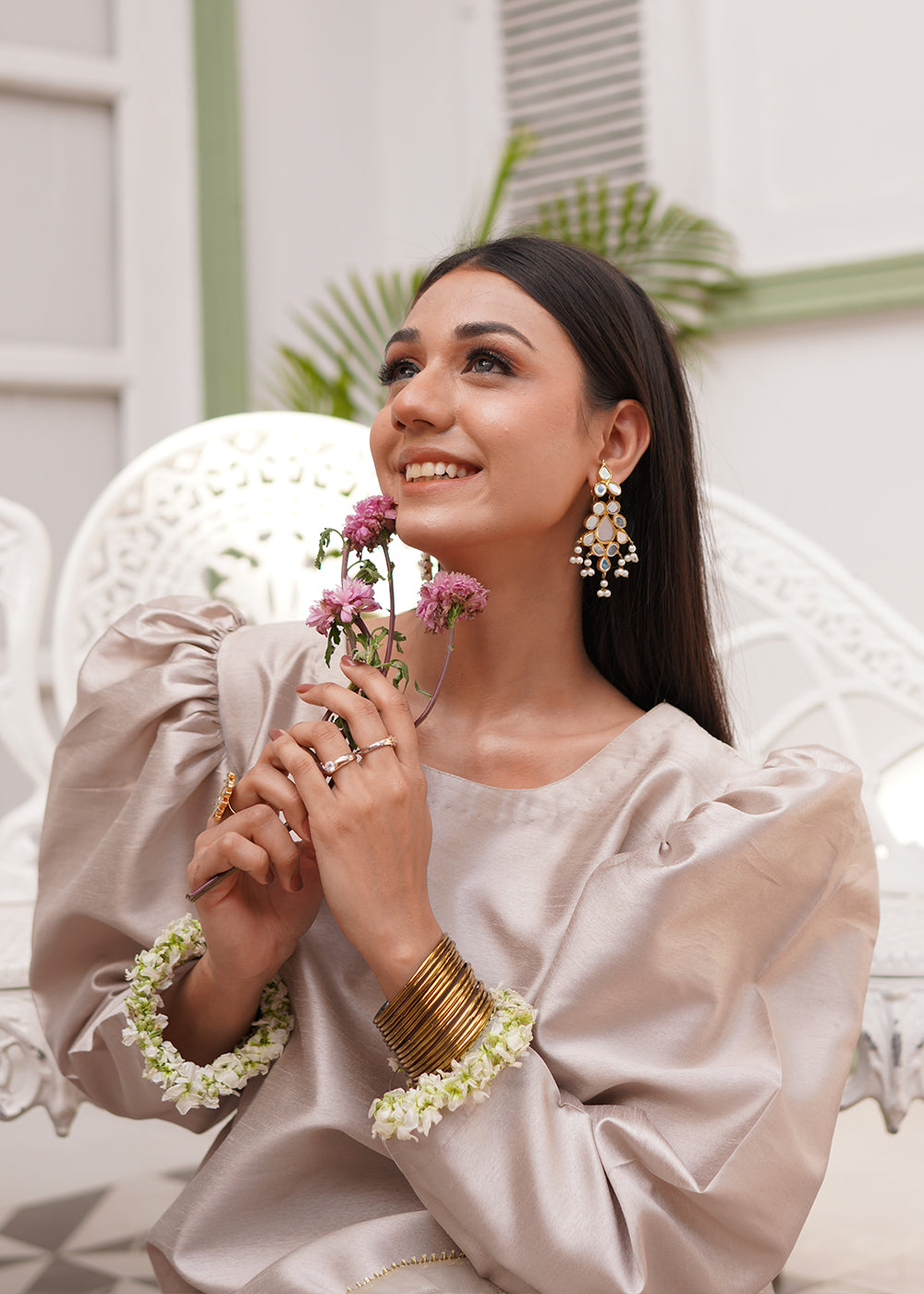 3-Piece Raw Silk Farshi Shalwar Suit
