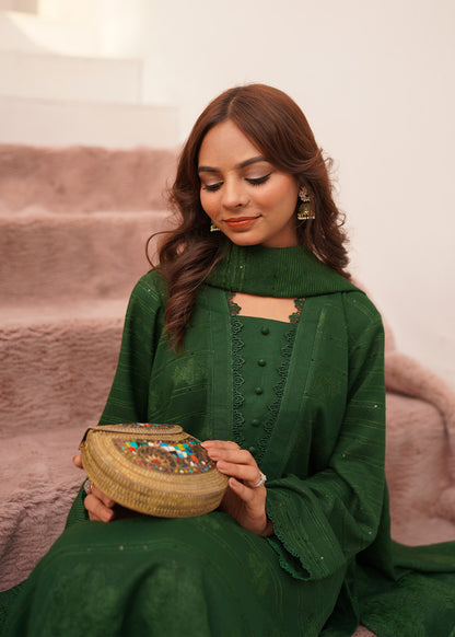 Deep Green Casual Wear